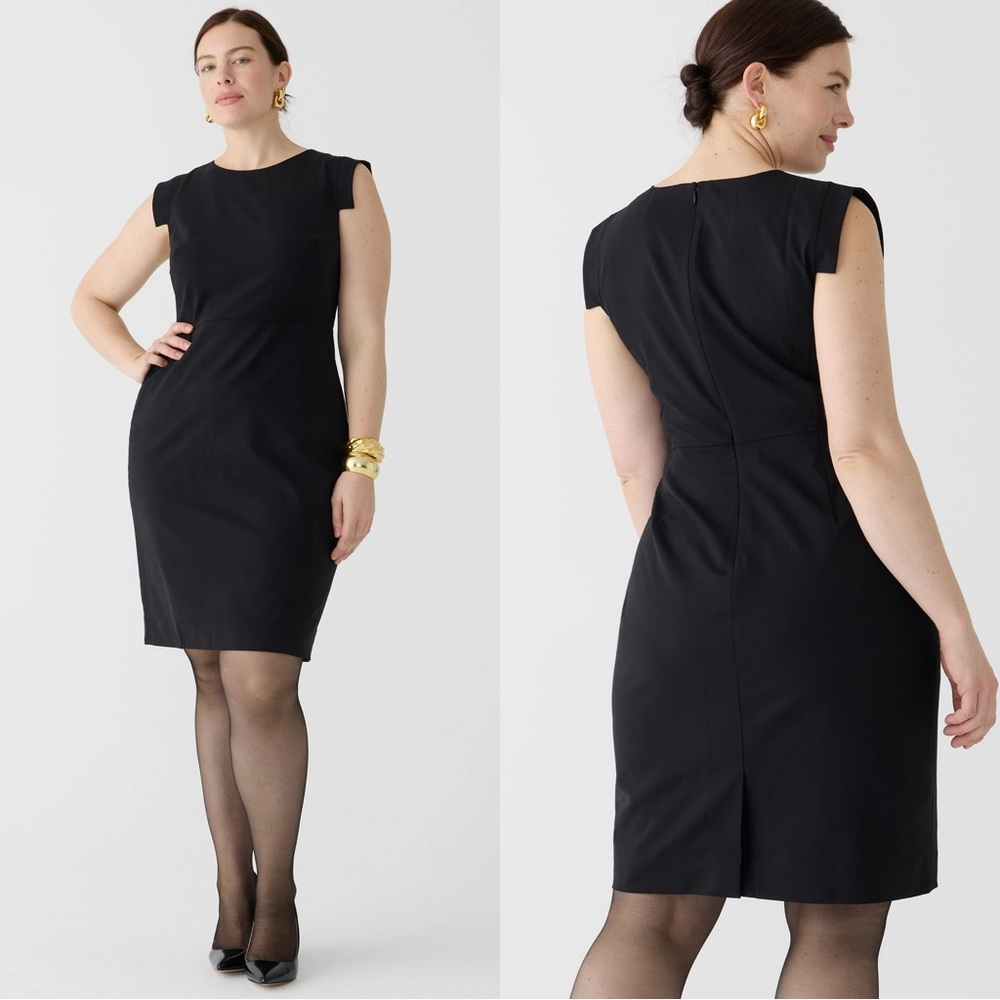 J. Crew Black Mini resume Dress